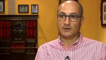 Un entrevistado habla sobre la lengua del fala